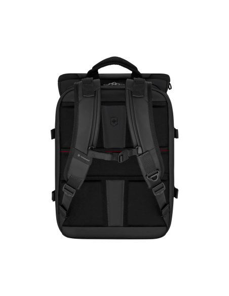Sac à dos Commuter 15,6 pouces Victorinox Touring noir – dos rembourré, bretelles et sangle pectorale
