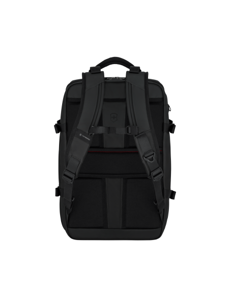 Sac à dos de voyage Traveler 15,6 pouces Victorinox Touring noir – dos rembourré, bretelles et sangle pectorale