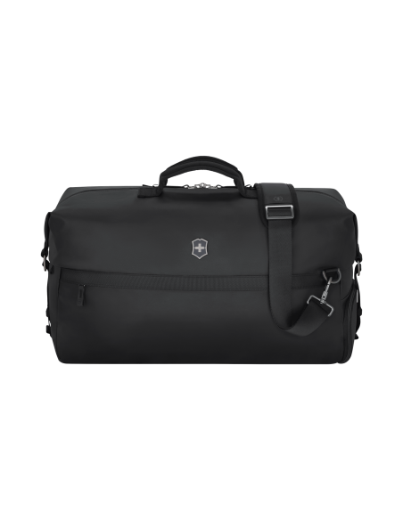 Sac de voyage 70cm Victorinox Touring noir – vue de face avec poignée et bandoulière