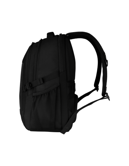 Victorinox VX Sport EVO Daypack Noir, profil, poche en maille et sangles de compression