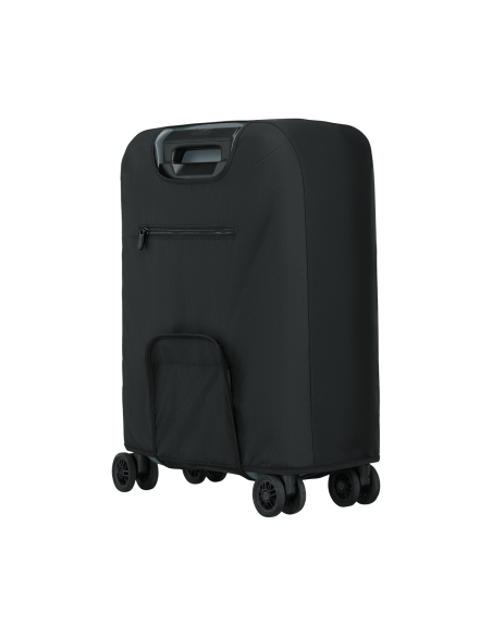Housse valise cabine Victorinox Travel Essentials Noir, dos avec accès aux poignées