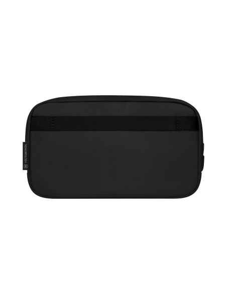 Trousse compacte 2 L Victorinox Travel Essentials Noir, vue arrière avec passant textile