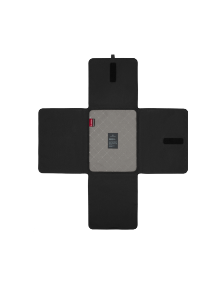 Organiseur Small Packmaster Victorinox Travel Essentials Noir, ouvert avec sa planche de pliage