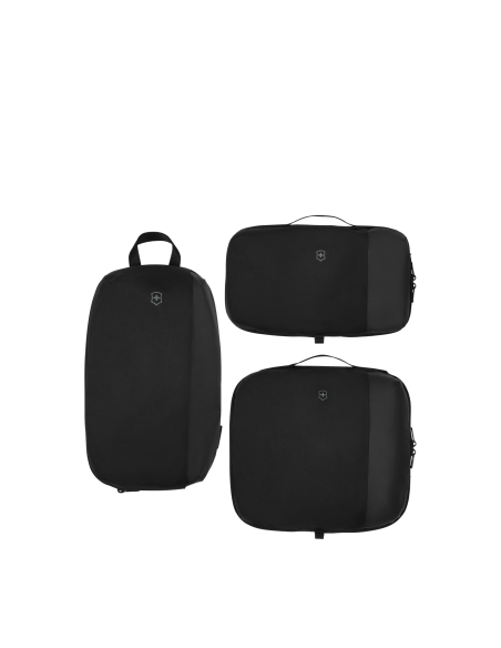 Set de 3 organiseurs Victorinox Travel Essentials Noir, référence 653360
