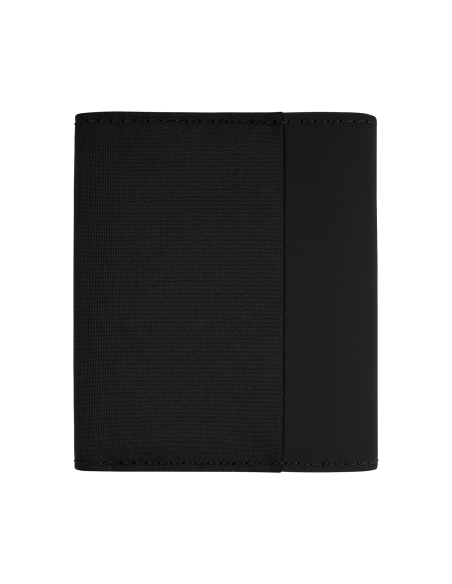 Portefeuille trois volets Victorinox Travel Essentials Noir, dos du portefeuille replié
