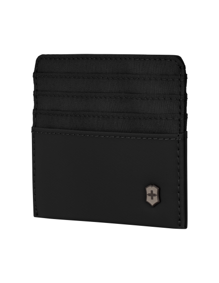 Porte-cartes Victorinox Travel Essentials Noir, porte-cartes vu de trois quarts