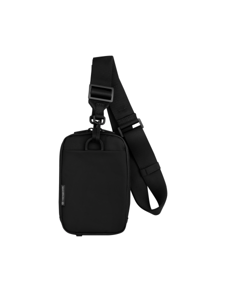 Pochette City Pouch Victorinox Travel Essentials Noir, dos de la pochette et sangle