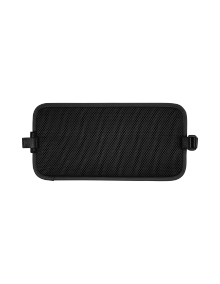 Pochette ceinture Victorinox Travel Essentials Noir, dos en maille et attaches de ceinture