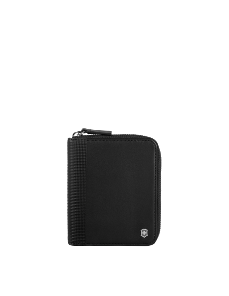 Portefeuille zippé Clutch Victorinox Altius Alox Noir, référence 611576