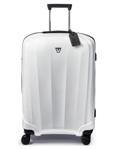 Valise soute 4 roues 78 cm Roncato We Are Glam Blanc/Noir, réf. 59510130