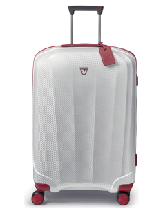 Valise soute 4 roues 78 cm Roncato We Are Glam Rouge/Blanc, réf. 59510930