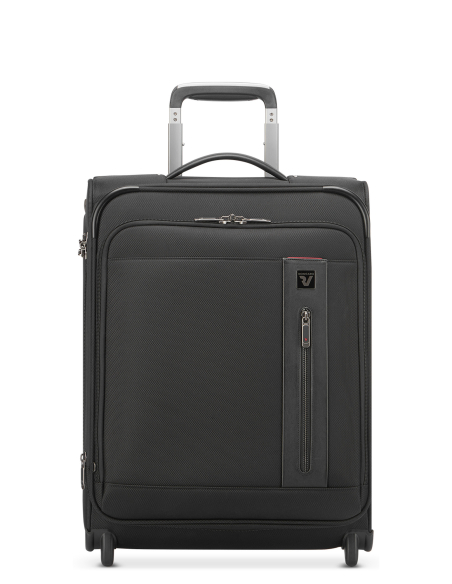 Valise cabine 2 roues extensible poche ordinateur 55cm Roncato Cambridge Noir, réf. 41380801