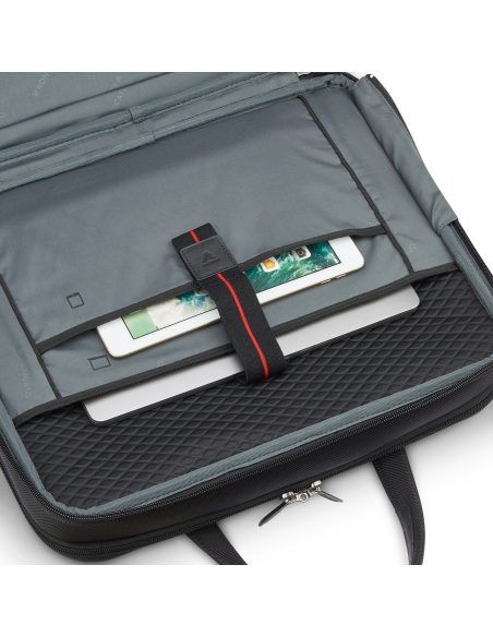 Roncato Cambridge Noir, rangements ordinateur et tablette