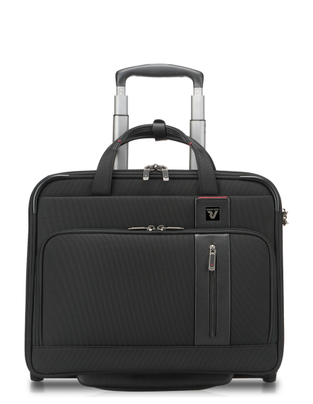 Bureau mobile 2 roues 40cm Roncato Cambridge Noir, réf. 41381601