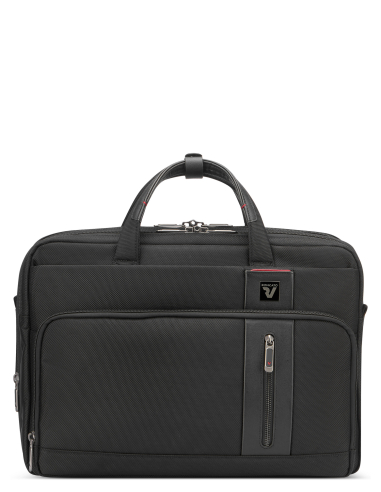 Serviette extensible convertible sac à dos 15,6 pouces Roncato Cambridge Noir, réf. 41381401