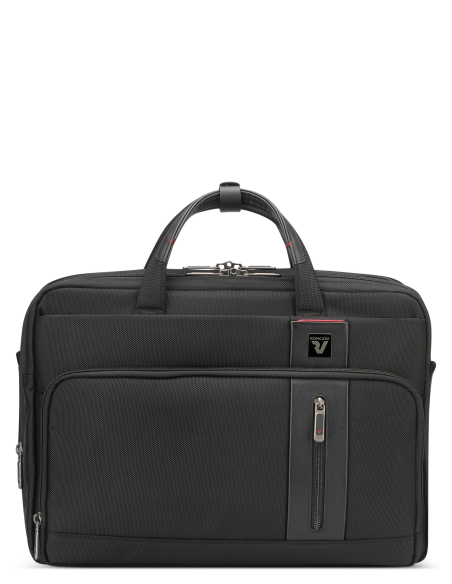 Serviette extensible convertible sac à dos 15,6 pouces Roncato Cambridge Noir, réf. 41381401