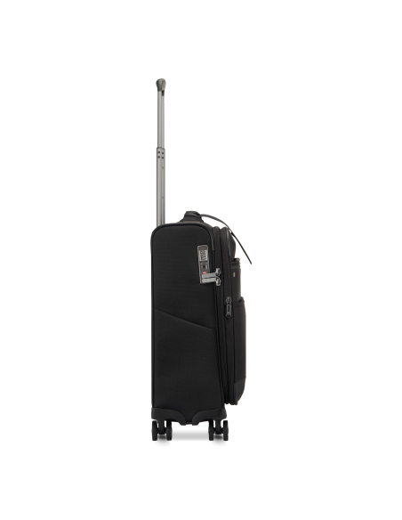Set 55/67/80 cm Roncato Uno Soft 3.0 Noir — Cabine du set : profil et fermeture tsa