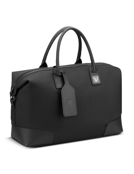 Sac 26 cm Roncato Uno Soft 3.0 Noir — Vue de trois quarts