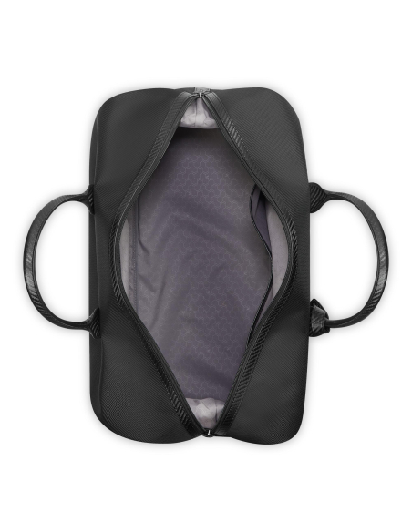 Sac 33 cm Roncato Uno Soft 3.0 Noir — Compartiment principal ouvert