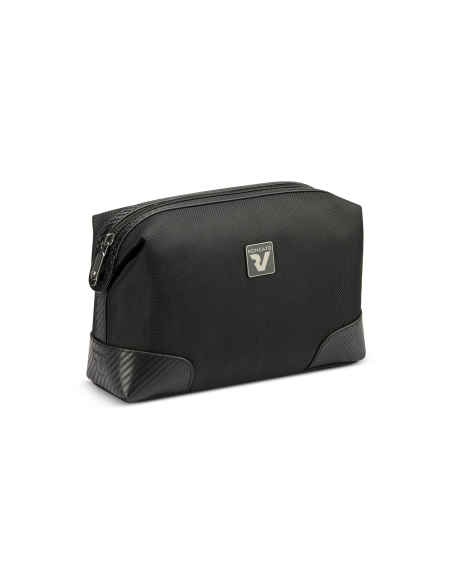 Trousse Roncato Uno Soft 3.0 Noir — Vue de trois quarts
