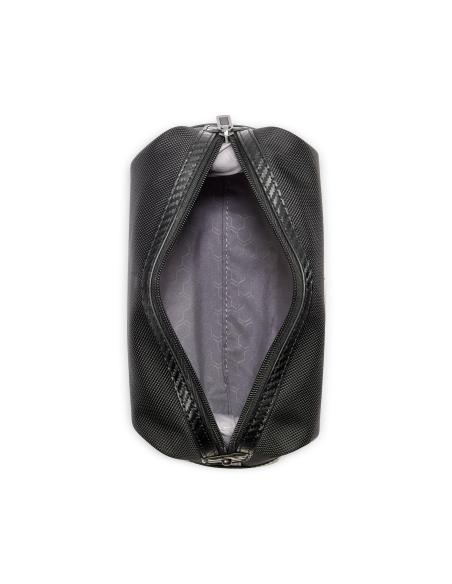 Trousse Roncato Uno Soft 3.0 Noir — Intérieur ouvert et doublure