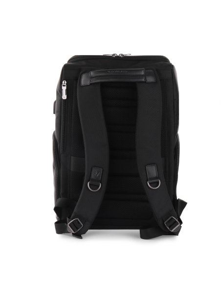 Sac à dos ordinateur 15,6 pouces Roncato Biz 4.0 Noir, dos et bretelles