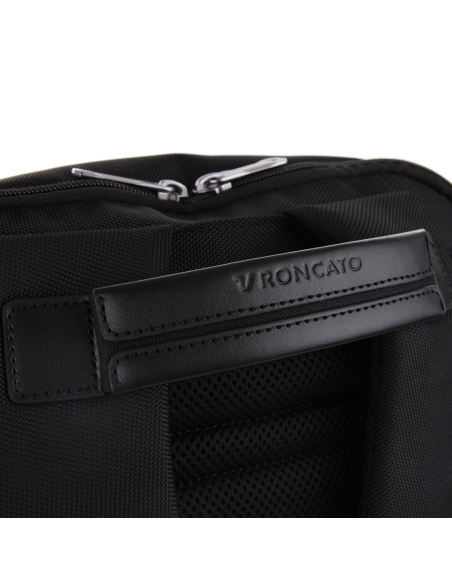 Sac à dos ordinateur 15,6 pouces Roncato Biz 4.0 Noir, détail du haut du dos