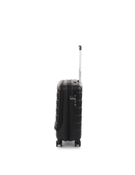 Valise cabine 4 roues 55 cm Roncato Biz 4.0 Noir, profil du bagage