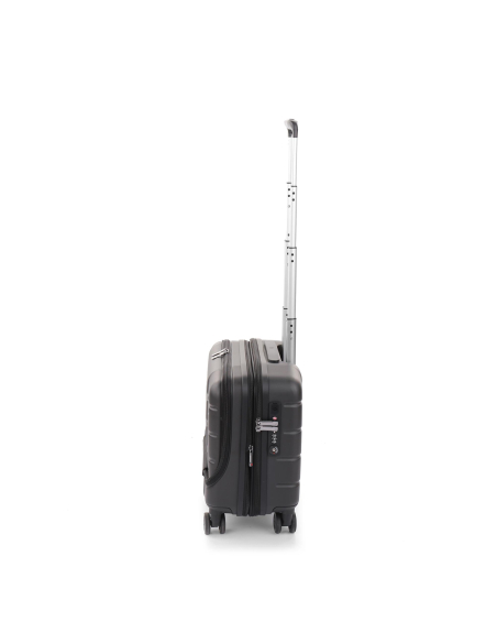 Bureau mobile extensible 39 cm Roncato Biz 4.0 Noir, profil du bureau mobile