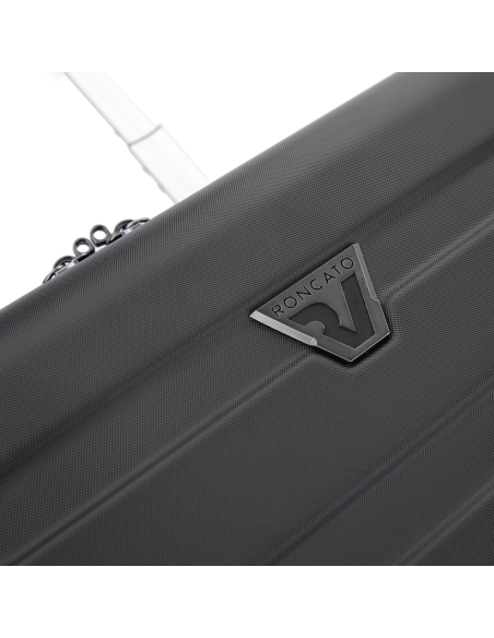Bureau mobile extensible 39 cm Roncato Biz 4.0 Noir, détail de la coque