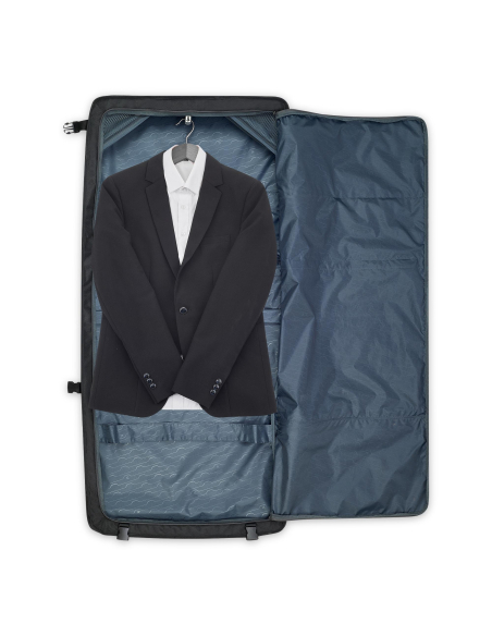 Porte-habits cabine 40 cm Roncato Biz 4.0 Noir, intérieur illustré avec une veste