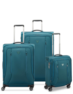 Roncato City 3.0 Set de 3 valises extensibles 55/64/77cm Vert Bouteille 41509087