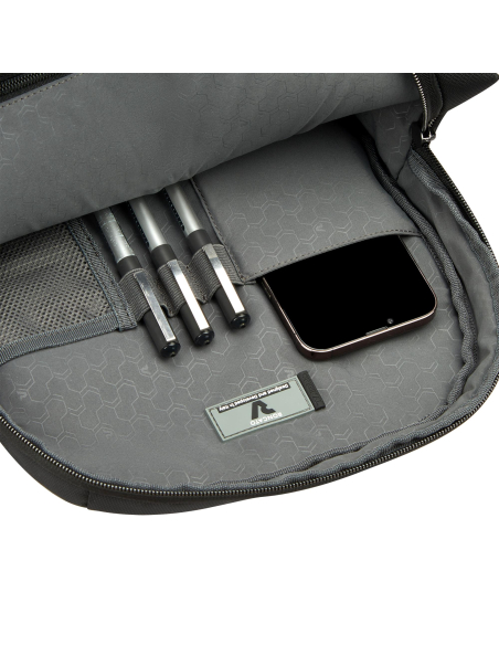 Organiseur avec stylos et téléphone en illustration — Roncato City 3.0 Noir