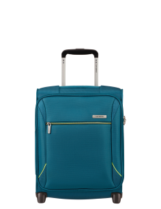 Valise sous-siège 2 roues 45 cm Samsonite Base Breeze Petrol Blue, référence 154775-1686