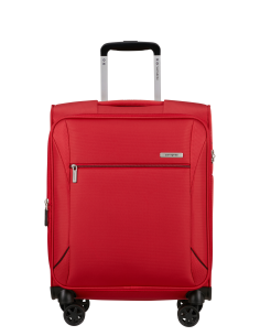 Valise cabine extensible 4 roues 55 cm Samsonite Base Breeze Rouge, référence 154779-1726
