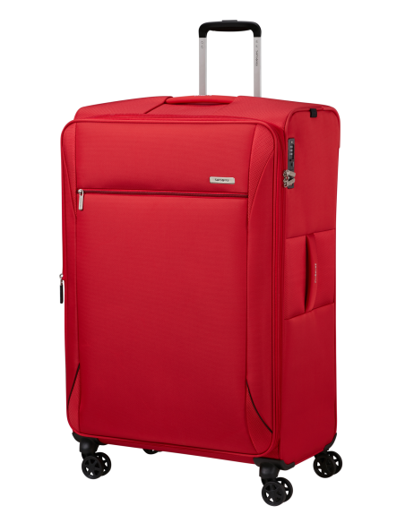 Samsonite Base Breeze 81 cm Rouge, vue de trois quarts
