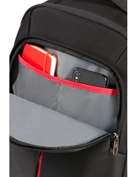 Samsonite Guardit 3.0 sac à dos sous-siège M 15,6 pouces Noir, poche avant ouverte avec organiseur