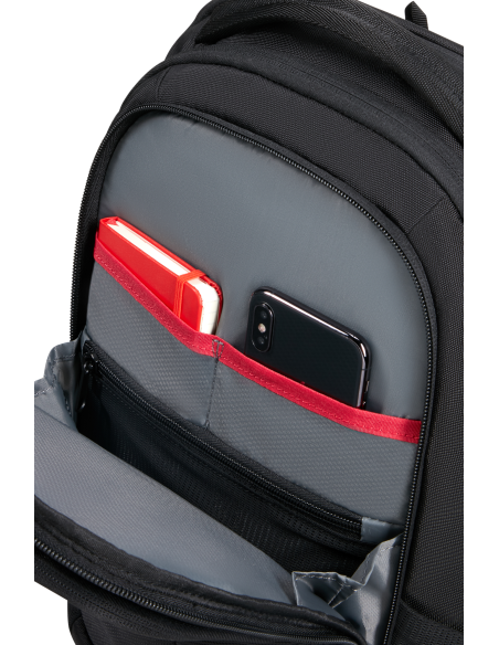 Samsonite Guardit 3.0 sac à dos S 14,1 pouces Noir, poche avant ouverte avec organiseur