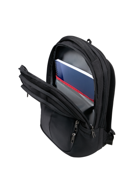 Samsonite Guardit 3.0 sac à dos S 14,1 pouces Noir, compartiment principal ouvert