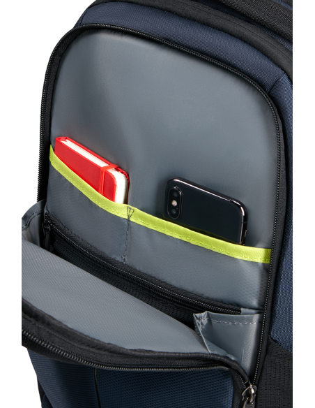 Samsonite Guardit 3.0 sac à dos M 15,6 pouces Bleu, poche avant ouverte avec organiseur
