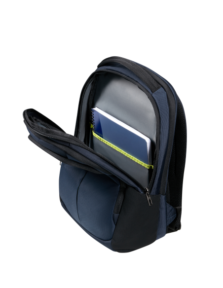 Samsonite Guardit 3.0 sac à dos M 15,6 pouces Bleu, compartiment principal ouvert