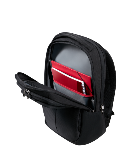 Samsonite Guardit 3.0 sac à dos L 17,3 pouces Noir, compartiment principal ouvert