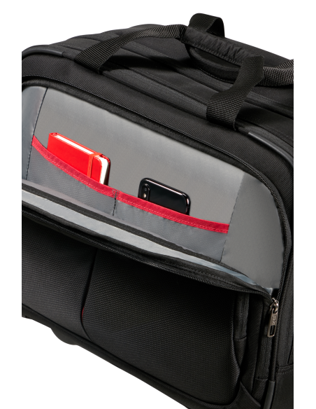 Samsonite Guardit 3.0 bureau mobile 17,3 pouces Noir, poche avant ouverte avec organiseur