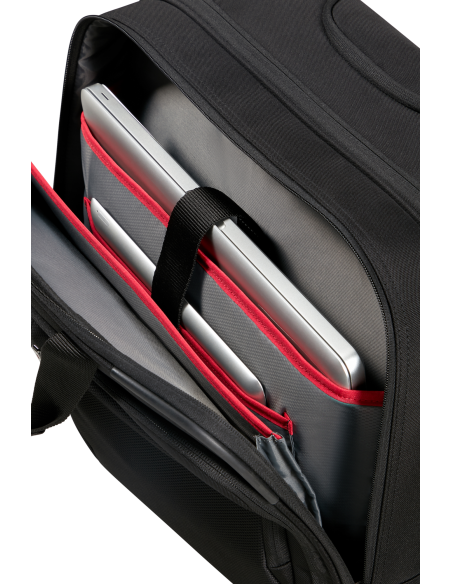 Samsonite Guardit 3.0 bureau mobile 17,3 pouces Noir, rangement ordinateur et tablette ouvert