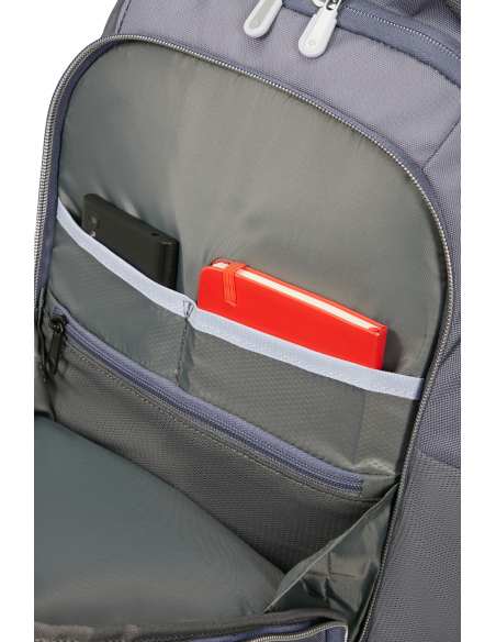 Sac à dos Samsonite Guardit Classy 2.0 Storm Blue, organiseur avant ouvert