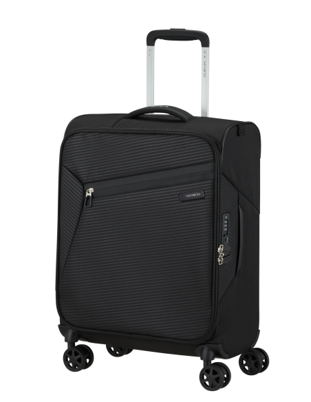 Vue de trois quarts — Samsonite Litebeam 55 cm Noir