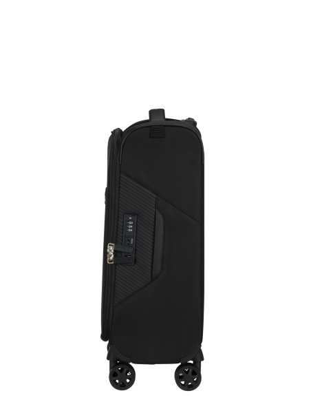 Vue latérale de la valise — Samsonite Litebeam 55 cm Noir