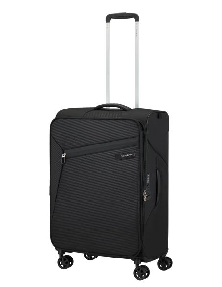 Poignée télescopique entièrement déployée — Samsonite Litebeam 66 cm Noir
