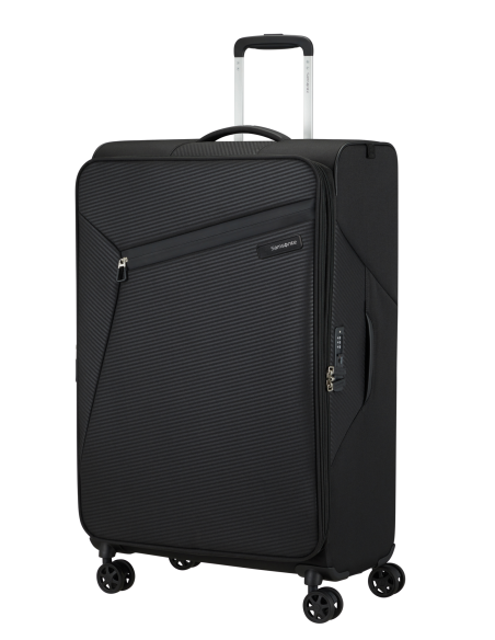 Vue de trois quarts — Samsonite Litebeam 77 cm Noir