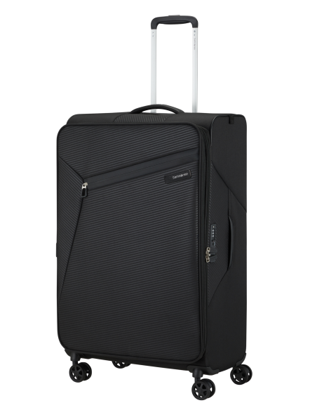 Poignée télescopique entièrement déployée — Samsonite Litebeam 77 cm Noir